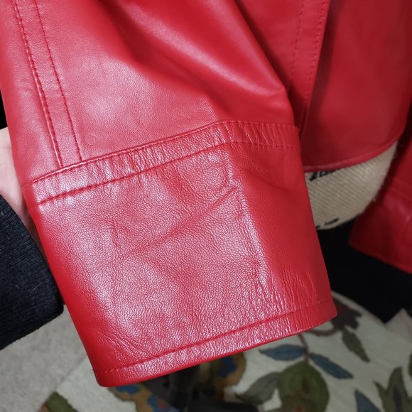 i.e. Red Leather Jacket - Picture 8 of 11